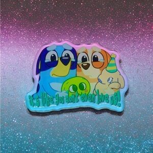 Bluey Magnet, Bingo Heeler, Sad Puppy Dog Eyes Fridge Mother’s Day Gift